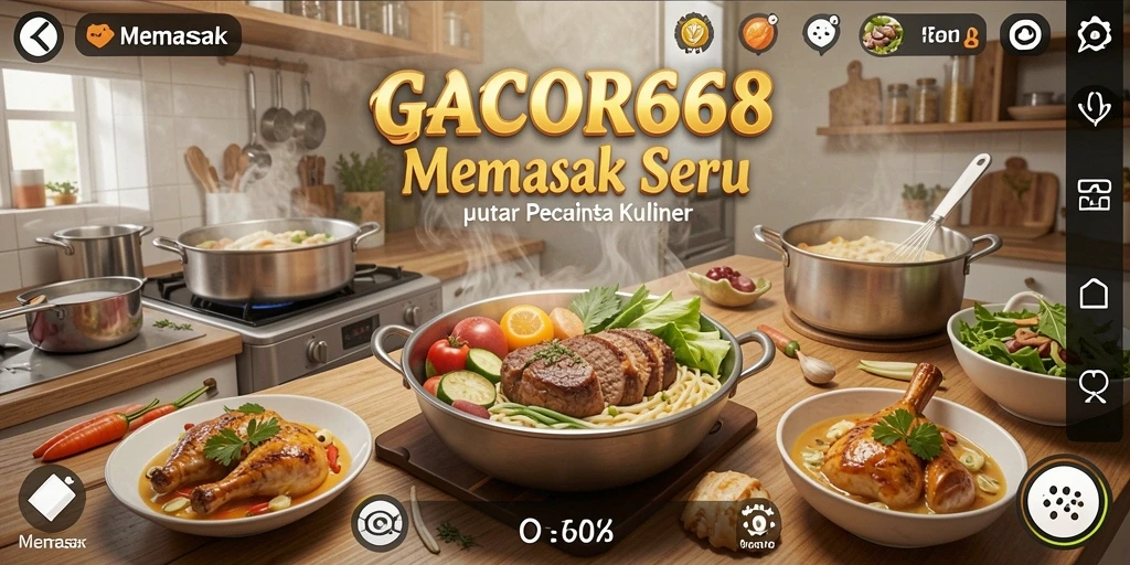 Tampilan antarmuka GACOR668 yang menarik dan intuitif.