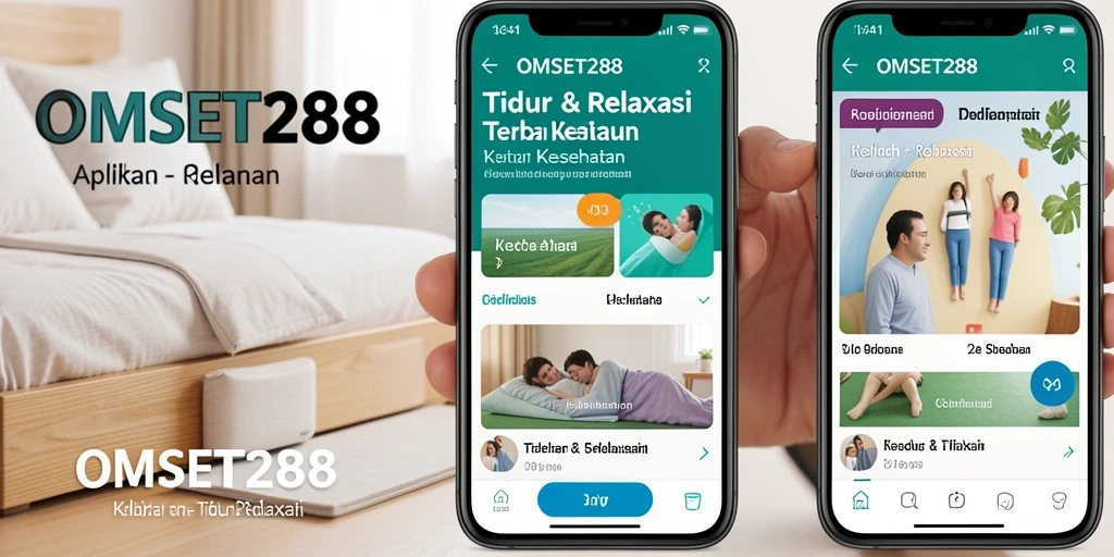 Antarmuka pengguna yang menenangkan dan fungsional mendukung tidur berkualitas.