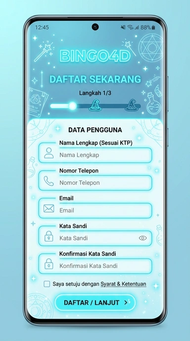 Cara Daftar Akun Baru bingo4d Selangkah Demi Selangkah