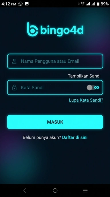 Panduan Masuk Akun bingo4d untuk Pengguna Android
