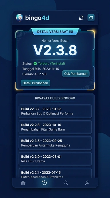 Riwayat Versi Aplikasi bingo4d untuk Pengguna Android